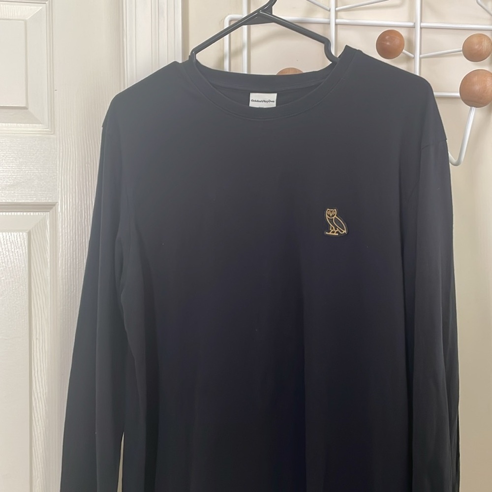 OVO - Classic Long Sleeve Shirt - Black - M